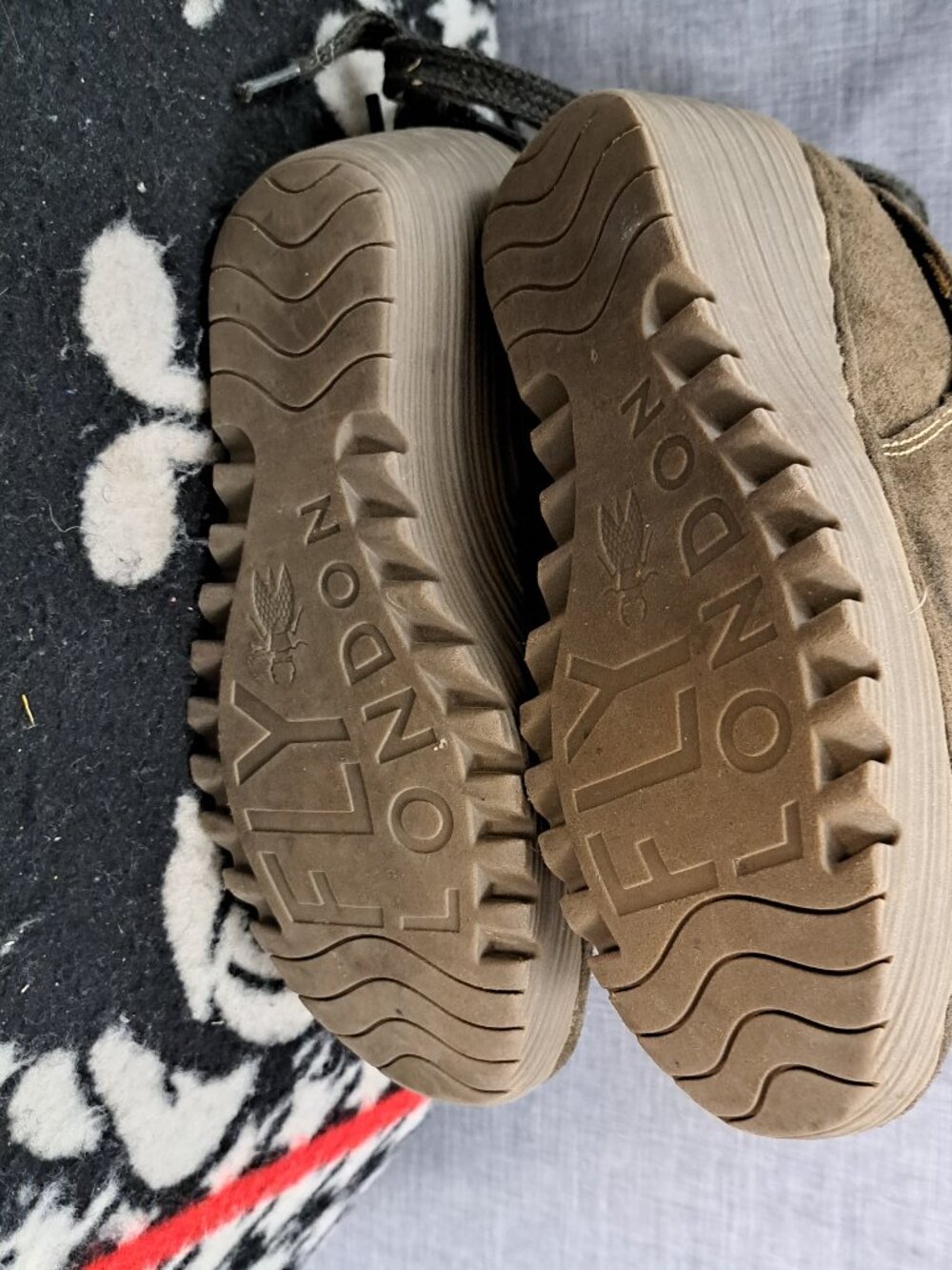 Fly London Yip Suede Wedge Ankle Booties Womens US Size 7 EU 37 - Picture 6 of 12